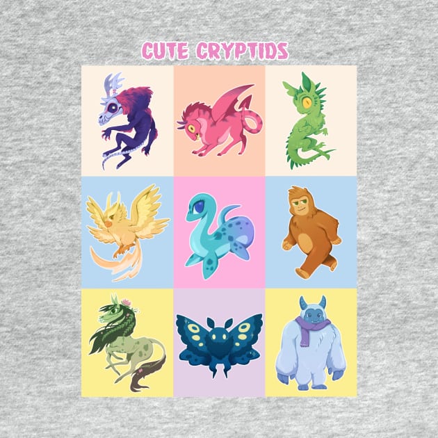 Cute Cryptids by dragonrise_studio